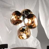 Tom Dixon LED lestenec Melt Chandelier, zlata barva - Dnevna soba/jedilnica - Dizajn - zlato rumene barve - Plastika