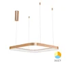Braytron LED visilica BRY-BELLA-SLP-PD-KVADRATNA-ZLATNA-46W-3U1-IP20