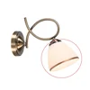 Brilagi - Zamensko staklo za zidnu lampu i luster FRED E27, prečnika 13,5 cm, krem/bronza