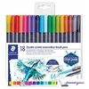 Akvarel flomasteri sa dva vrha 1/18 Staedtler