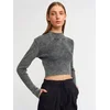 Dilvin Pulover Pullover temno siva
