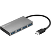 USB HUB 4 port Sandberg Pocket USB C - USB 3.0 136-20