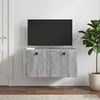 TV ormar za zid Siva sonoma 59,5 x 41 x 30 cm Konstruirano drvo