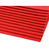 Tkanina dekorativni filc / filc 20x30 cm - (F01) rdeča (12 kosov)
