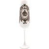 PompA¶A¶s by Casa Padrino luxury champagne glass with noble platinum coating white/silver A 6 x H. 25 cm - PompA¶A¶s champagne glass designed by Harald GlA¶A¶ckler - Luxury champagne glasses