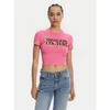 Versace Jeans Couture Majica 78HAHC05 Roza Slim Fit