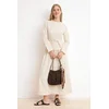 Trendyol Modest Ženska haljina Tctss26Eb00043, Bež