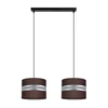 Luster na kablu CORAL 2xE27/60W/230V braon