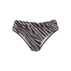 LASCANA Bikini hlačke lila/črna