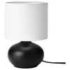 TVÄRFOT Stona lampa, crna/bela