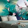 Tapeta veje drevesa ob polni luni - 245x165
