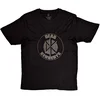 Dead Kennedys Circle Logo (Hi-Build) Black XL Majica