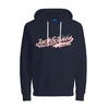 JACK & JONES Majica Mel nočno modra / roza / rdeča / bela
