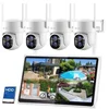 Bolzz Set 4 Smart kamere HD 4K + monitor snimač