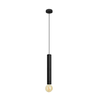 LED luster na sajli TUBA 1xGU10/4,8W/230V crni