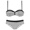 LASCANA Bikini, črna, bela
