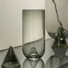 AYTM Vaza Glacies, dimno siva, višina 29 cm, steklo, ročno pihana - Dizajn - sivo-dimno