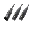 POWER DYNAMICS CX142 Y-SPLITTER XLR CABLE 1 XLR MALE-2 XLR FEM Y kabel