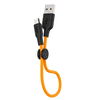 Nobrand Kabel Hoco micro USB - črno oranžen, 25cm