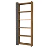 HANAH HOME Polica za knjige City Walnut Chalcedony