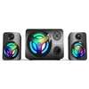 MICROLAB Bluetooth zvučnik 2.1 U210/11W/USB Napajanje/3.5MM,SD, FM/ 7 LED osvetljenja crni