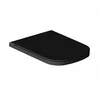 WC daska HATRIA NEXT thermosetting mat black softclose take off