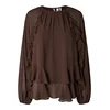 YAS Bluza YASMILVA rjava