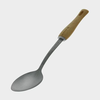 de Buyer SPOON STAILLESS STEEL WOODEN BBOIS ROKA, 2701,01