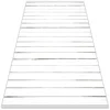 Decormat Vinilna preproga Stare bele deske 80x120 cm