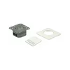 Secomp Value Cat6A/Cl.EA Flush WallMount Jack STP horizontalni beli