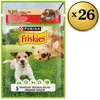 Friskies Vlažna hrana za pse, Adult dog prelivi u sosu Govedina, 26x85g