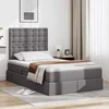 Krevet s od storage s madracem Siva 120 x 200 cm Lažna koža