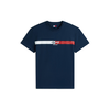 Tommy Jeans Majica mornarska/rdeča/bela