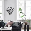 Wallity Zidna dekoracija Skull, Crna