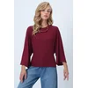 Trend Alacati Stili Ženska bluza Alc-X14598, Bordo