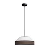 Luster na sajli MANISO 1xE27/60W/230V O 45 cm bela/smeđa