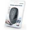 GEMBIRD MUSW-4B-01 Bezicni mis 2/4GHz opticki USB 800-1600Dpi black 115mm/ visina-30mm fok