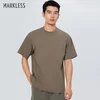 Markless Muška majica, 7A, Okrugli izrez, Smeđa