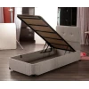 Hanah home Krevet Luna 90x36x190cm Crni