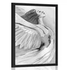 Plakat svobodni angel v črnobeli varianti - 30x45 white
