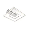 Briloner - LED stropna svetiljka FRAME LED/22W/230V 3000K 30x32 cm matni hrom
