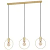 EGLO viseća lampa MANIZALES 3xE27 101 cm brušeni mesing prstenovi 98835