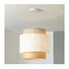 Brilagi - LED luster na sajli CERIA 1xE27/40W/230V, prečnik 40 cm, bež/bela