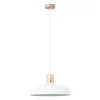 Sollux SL.1323 - Luster INDY na sajli 1xE27/15W/230V O 38 cm bela