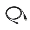 C-Tech USB 2.0 AM/Micro kabel, 1 m, črn