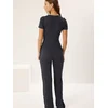 Trendyol Milla ženski set top i donji deo Twoss25Au00047, antracit-siva