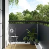 Balcony ekran Tamnosiva 400 x 100 cm poliratan