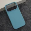 Maska Beautiful Shine Leather za iPhone 17 Pro svetlo plava