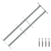 Rešetka za sigurnost prozora s 2 prekrižena nosača 3 pcs