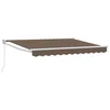 Povlačivi tende Sivosmeđa 3 x 2,5 m 100% Poliester i Aluminij
